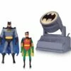 DC COMICS BATMAN ANIMATED SER BATMAN And ROBIN W BATSIGNAL 2 PK -ALLSTAR COMICS Sales STL014218