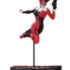 DC COMICS HARLEY QUINN RED WHITE & BLACK STATUE BY TERRY DODSON -ALLSTAR COMICS Sales STL036559