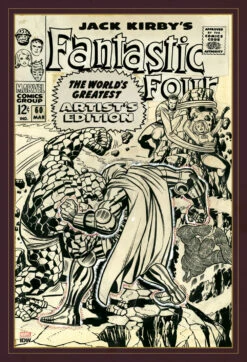 JACK KIRBY FANTASTIC FOUR WORLDS GREATEST ARTIST ED HC (C: 0