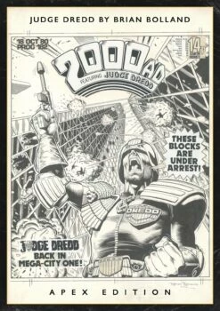 JUDGE DREDD BY BRIAN BOLLAND APEX ED HC (C: 0-1-2)